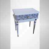 Vintage bedside table restyled