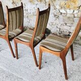 Set of 4 vintage teak chairs by R. Huber & Co., circa 60's