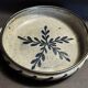 Céramique plat grès signature à identifier XXème