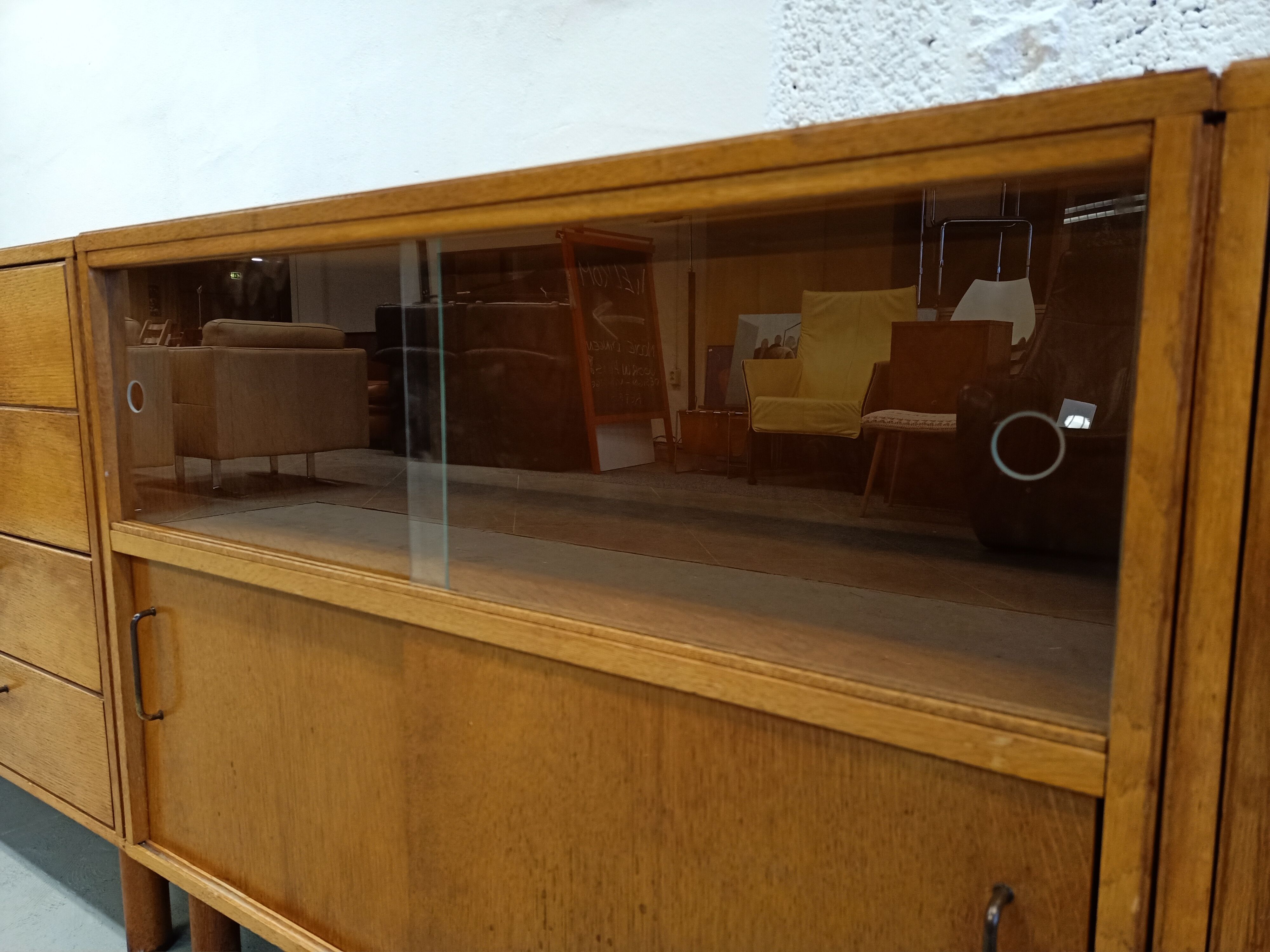 Dutch sicdeboard in 3 parts, 1950's