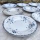 Assiettes creuses en terre de fer Emile Bourgeois Paris