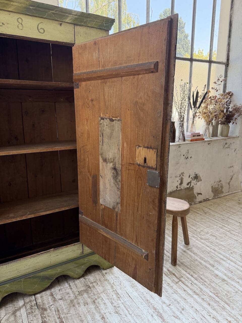 Armoire polychrome alsacienne 1800