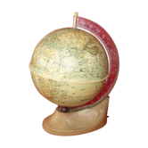 Globe Earth bright 60s