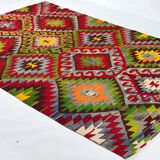 Anatolian handmade kilim rug 289 cm x 172 cm