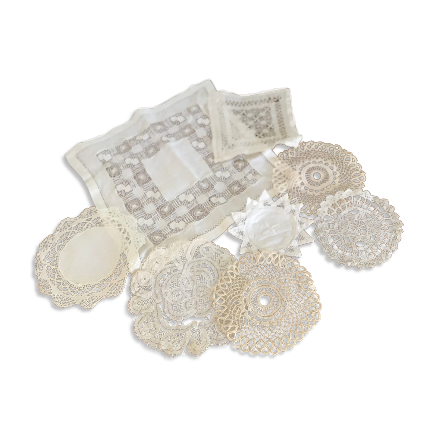 Napperons en dentelle