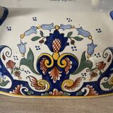 Desvres old Rouen faience plate