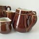 Bistro-style milk jug set