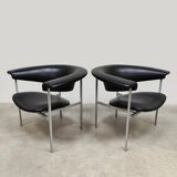 Dutch vintage design Meander Gamma lounge chairs Rudolf Wolf, Gaasbeek & Van Tiel