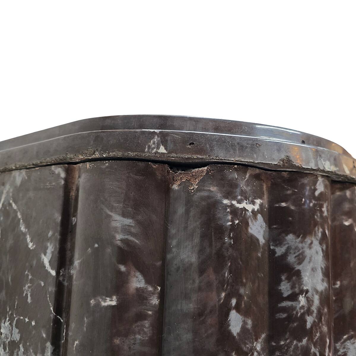 French Art Deco Faux Marble Mantelpiece, from the 1920/30s