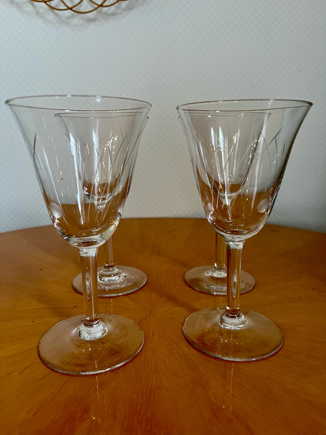 Verres à vin vintage 1960