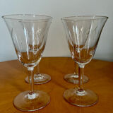 Verres à vin vintage 1960