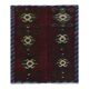 Vintage handmade Turkish rug 135x154 cm
