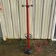 Coat rack 1970 vintage red