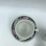 3 large cups and saucers