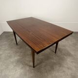 Table scandinave extensible en palissandre 1960