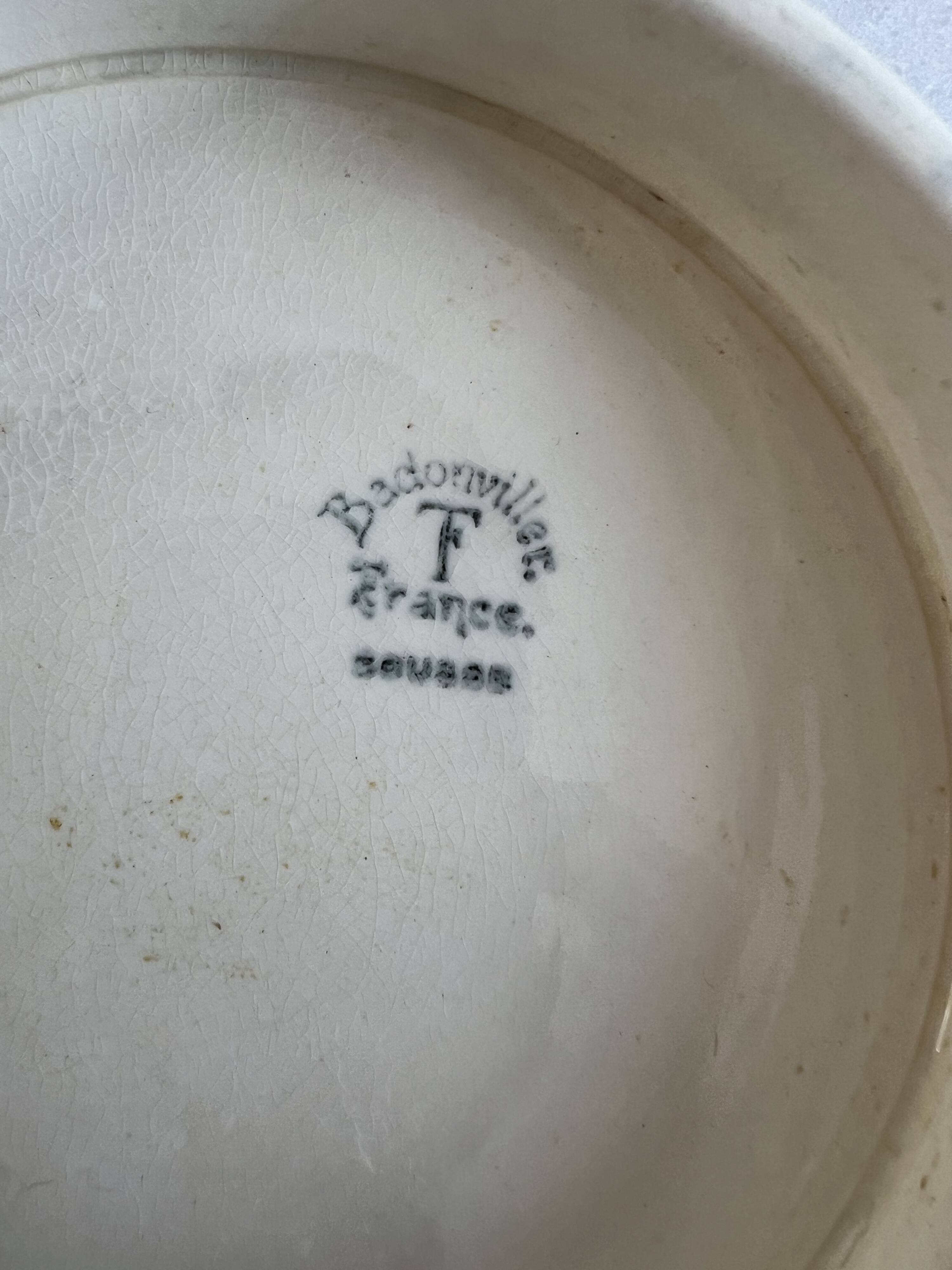 Vintage ironstone cup — Badonviller, model “Sousse”