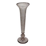 Biot style bubble glass vase