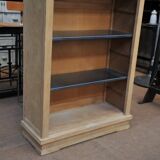 Oak and metal library