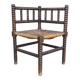 Fauteuil coin du feu en bois tourné début xx ème