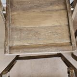 Set of 6 folding teak cinema chairs