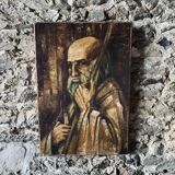 Tableau vieillard - 74 x 51cm