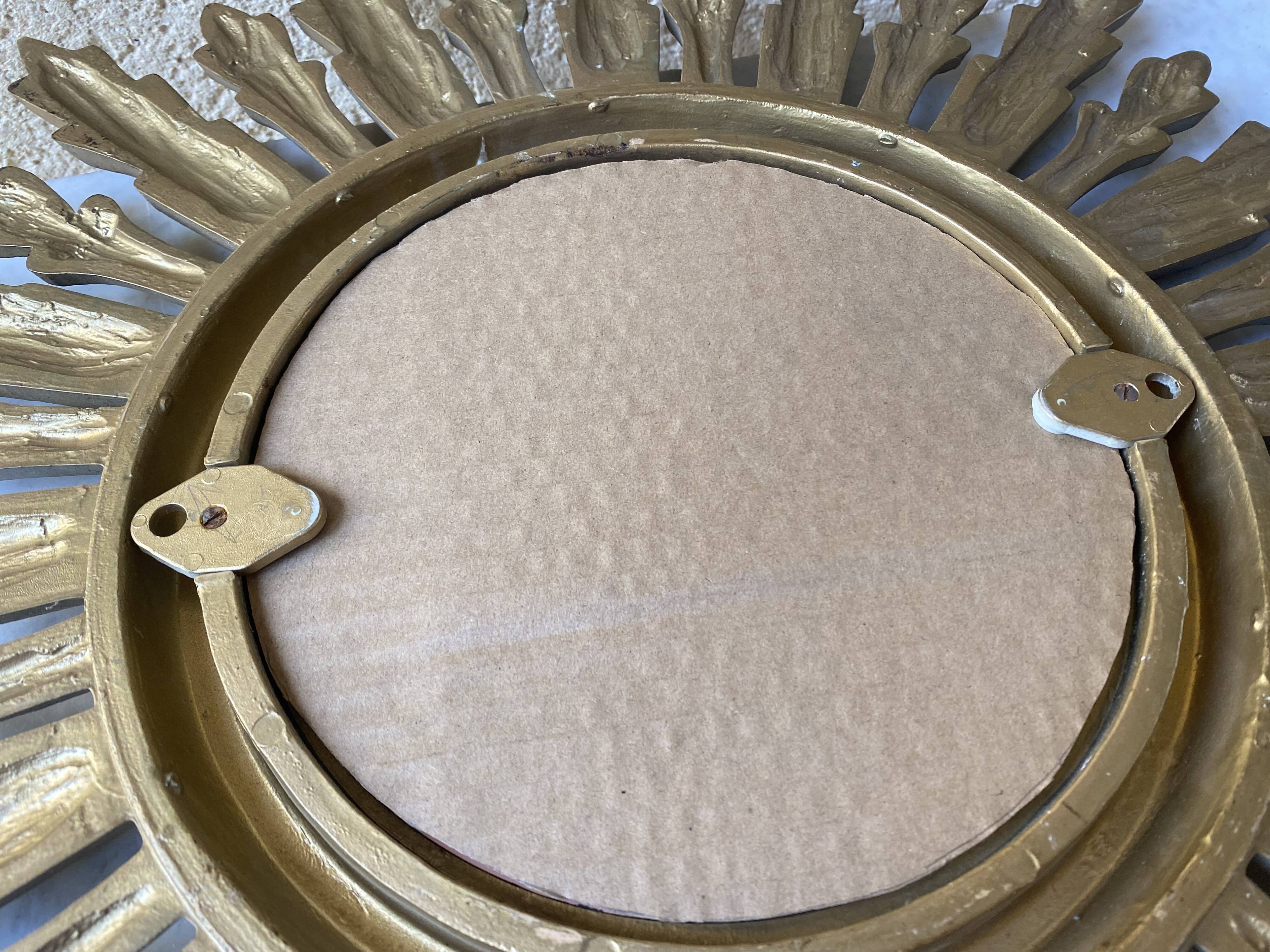 Mirror sun vintage italy 70