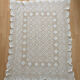 Vintage rectangular crochet tablecloth