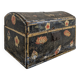 Small Norman wedding chest from the 19th century.