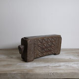 Old wooden spice box