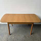 Mid-Century modern extending dining table by Schreiber Furniture