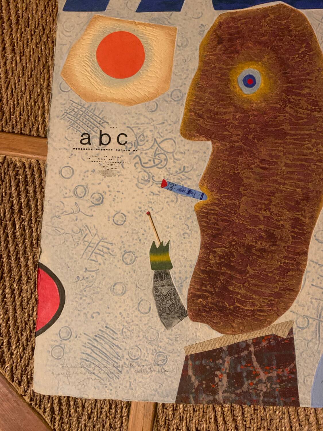 Max Papart - ABC - Mixed technique - signed