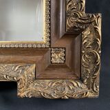 Napoleon III-style bevelled mirror 80x56cm