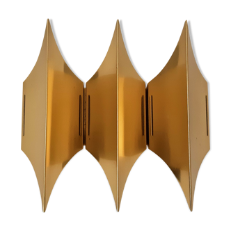 Gothic III wall lamp by Bent Karlby for Lyfa, Denmark 1960's