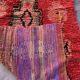 Tapis Marocain Boujad rouge - 90 x 313 cm
