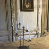 Wrought iron candlestick 5 branches