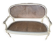 Banquette cannée style Louis XVI