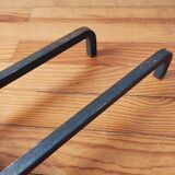 Vintage pair of andirons