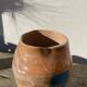 Raku vase / signed ceramic / handmade pottery