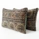 Set of 2 vintage Turkish cushion covers 41x61 cm