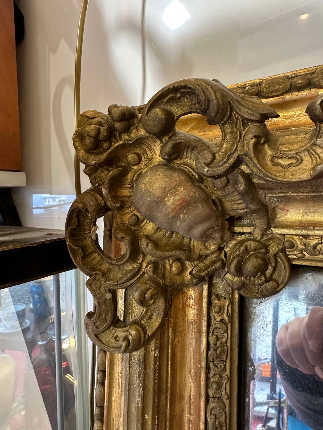 Classic mirror, 18th century.