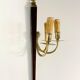 Antique Pair of 3-Light Wall Lights - Gilt Bronze and Mahogany - Neoclassical - 40's
