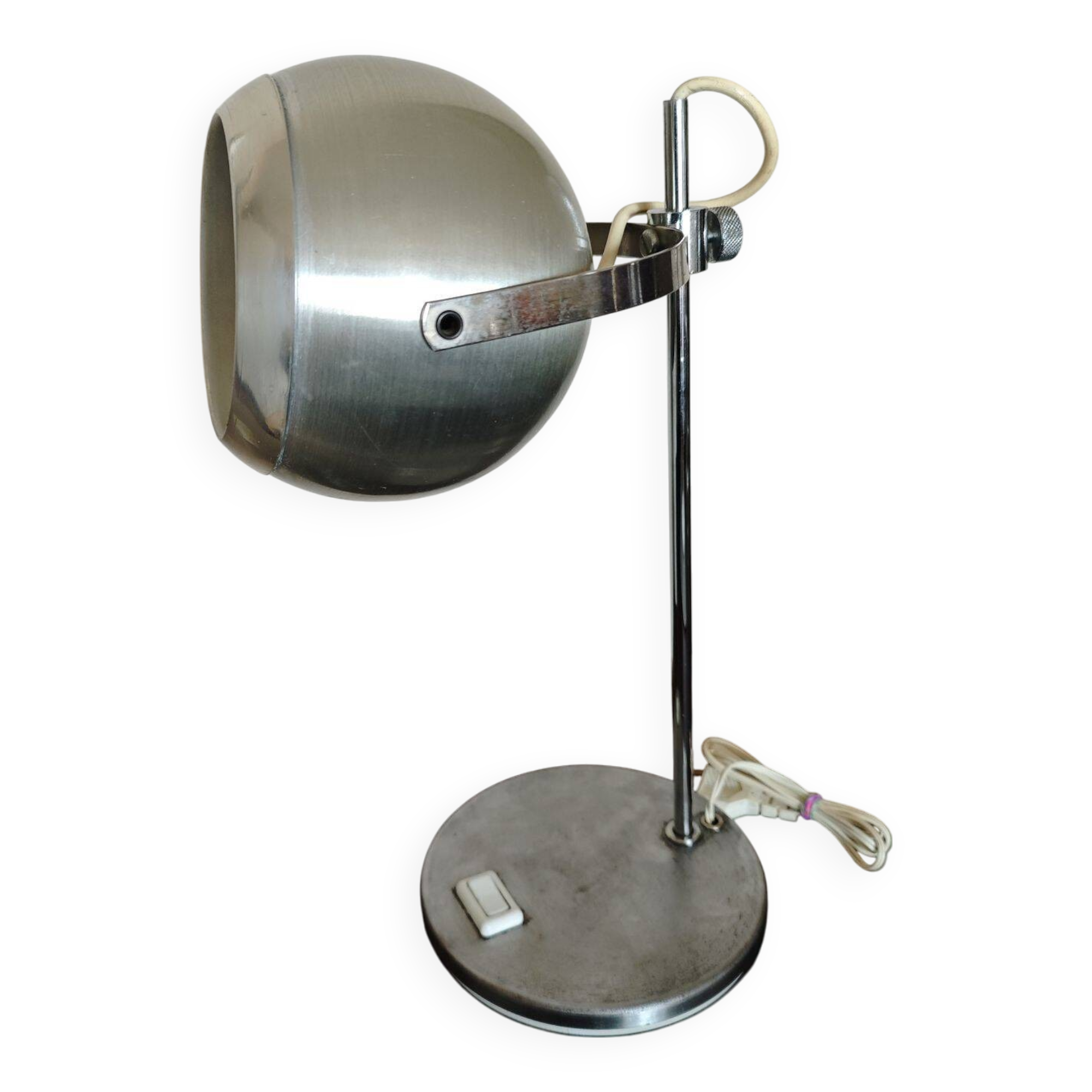 Vintage Eyeball Lamp - Aluminor - 1970s