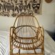 Vintage rattan armchair
