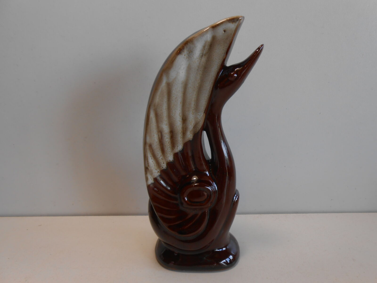 Vase soliflore au cygne