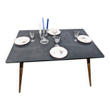 Vintage table with compass legs