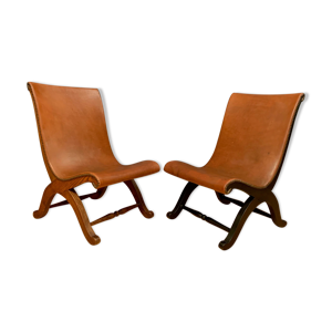 Paire de fauteuils de - 1940