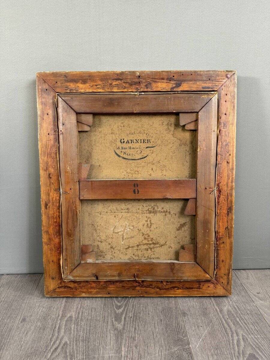 Oil on Canvas Painting Floral Still Life, French School, Paris, Early