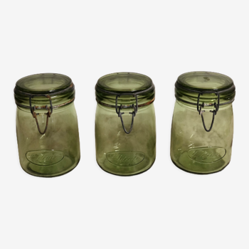 Green glass cans