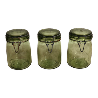 Green glass cans