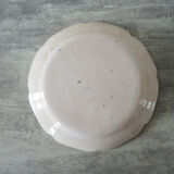 Hollow earthenware plate